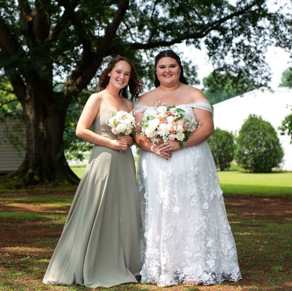 David's Bridal Bridesmaids Dress